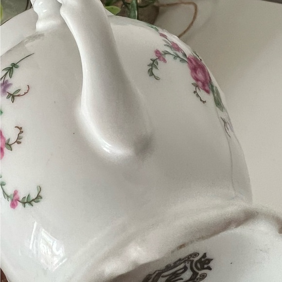 Vintage Royal Kent Collection Poland TM China Bavarian Rose Tea Pot Set Creamer - Picture 7 of 7